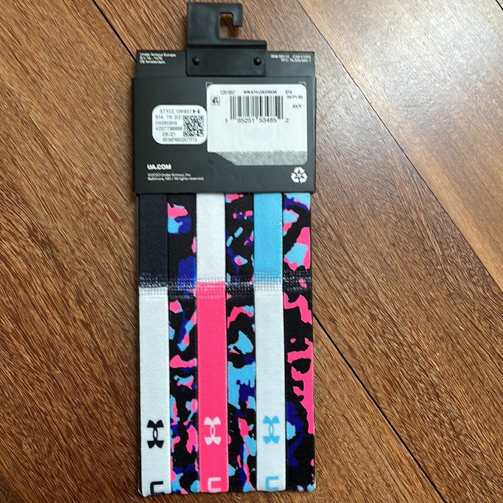 NWT Under Armour 5 Pack Headbands - Picture 3 of 3